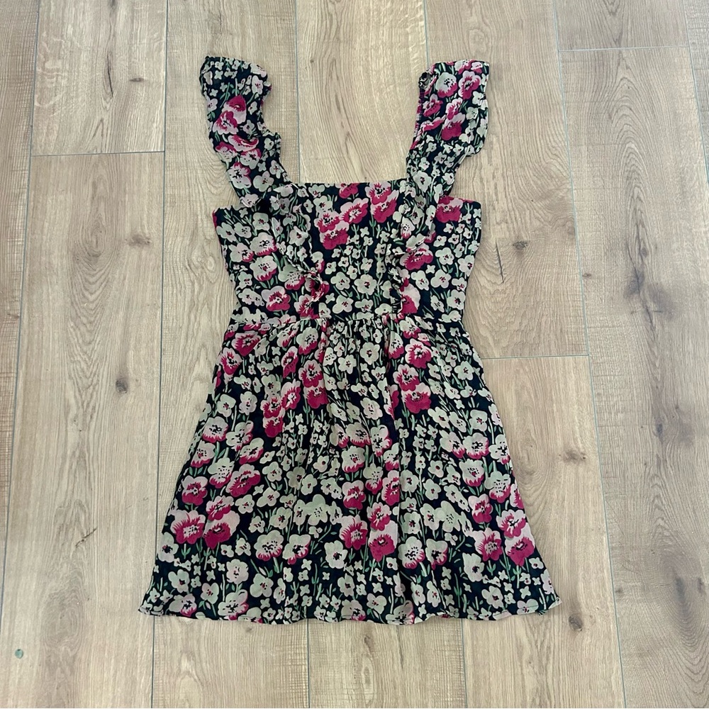 Reformation floral mini dress